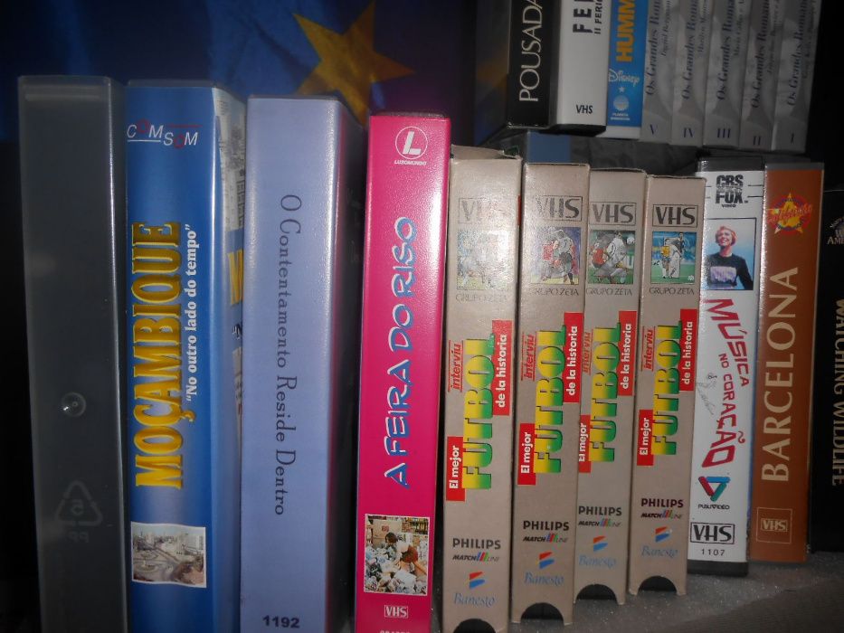 VHS cassettes originais