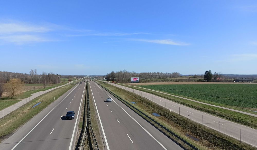 Wynajem powierzchni reklamowej – trasa S8 (Warszawa → Białystok)