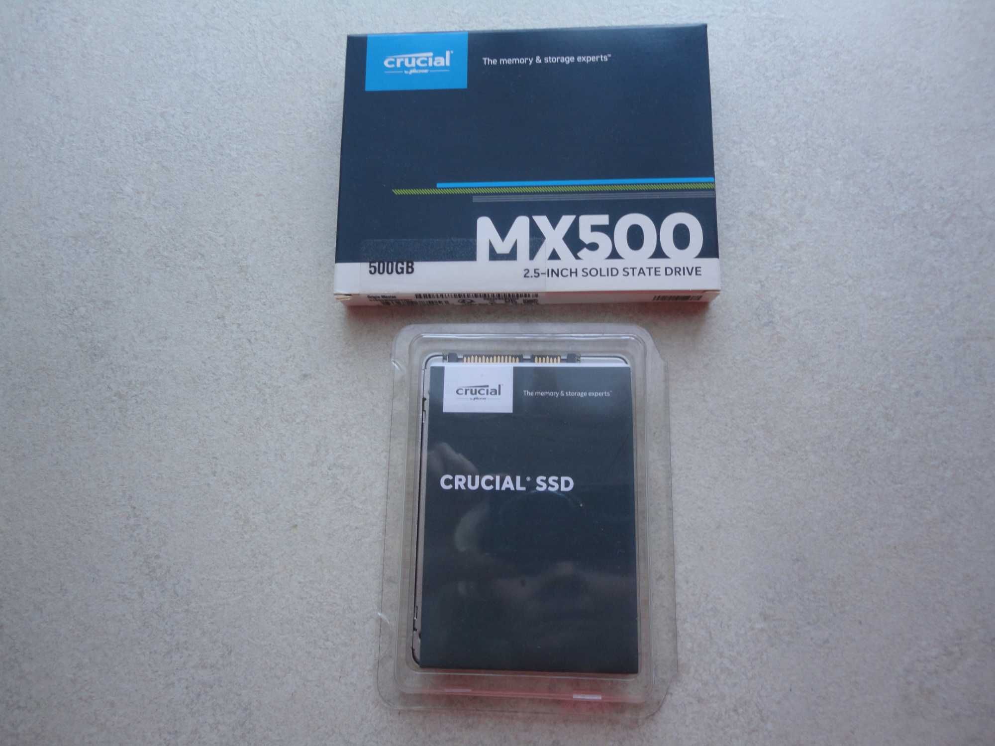 dysk SSD Crucial MX500 pojemność 500Gb