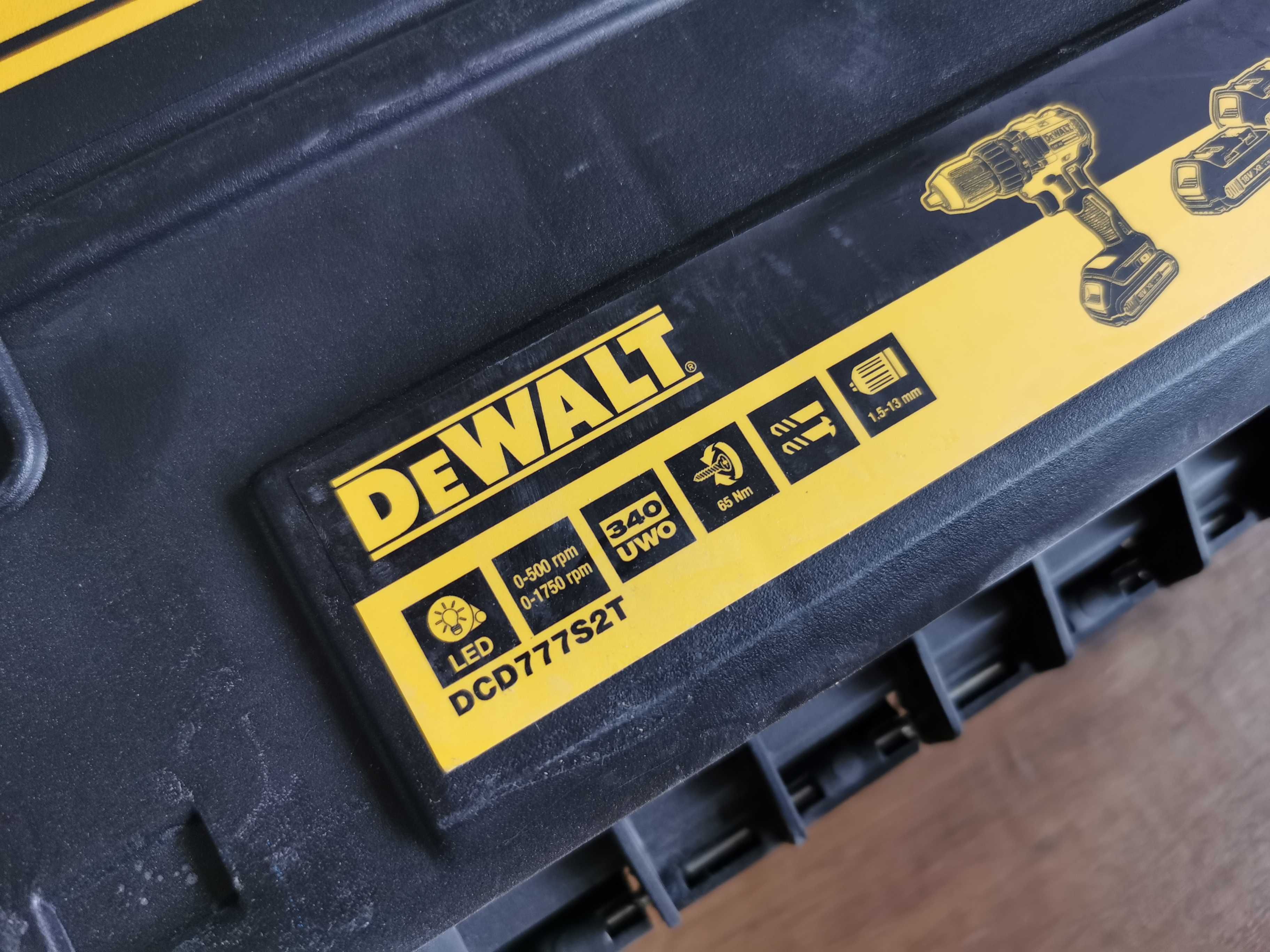 Wiertarko Wkrętarka DeWalt DCD777 XR li-ion 18V + oryginalna walizka