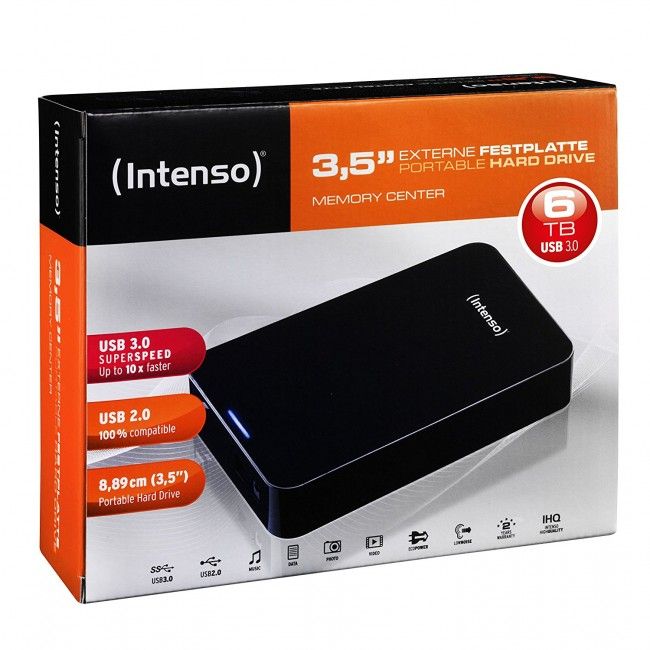 Disco Externo Intenso M.C. 5TB USB 3.0 Super Rápido
