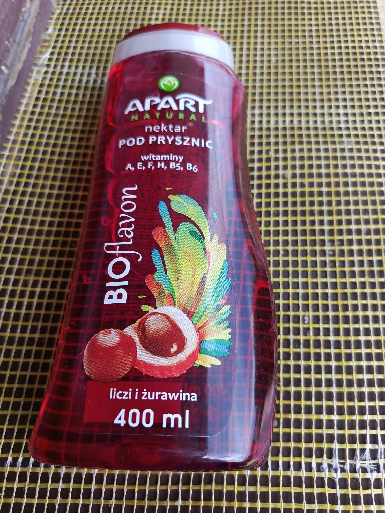 APART   Żel /  Szampon do włosów  LICZI ŻURAWINA   400   ml.