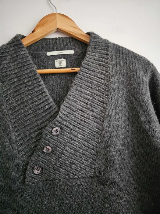 Szary sweter męski  z dodatkiem moheru  Tiger of Sweden r. L