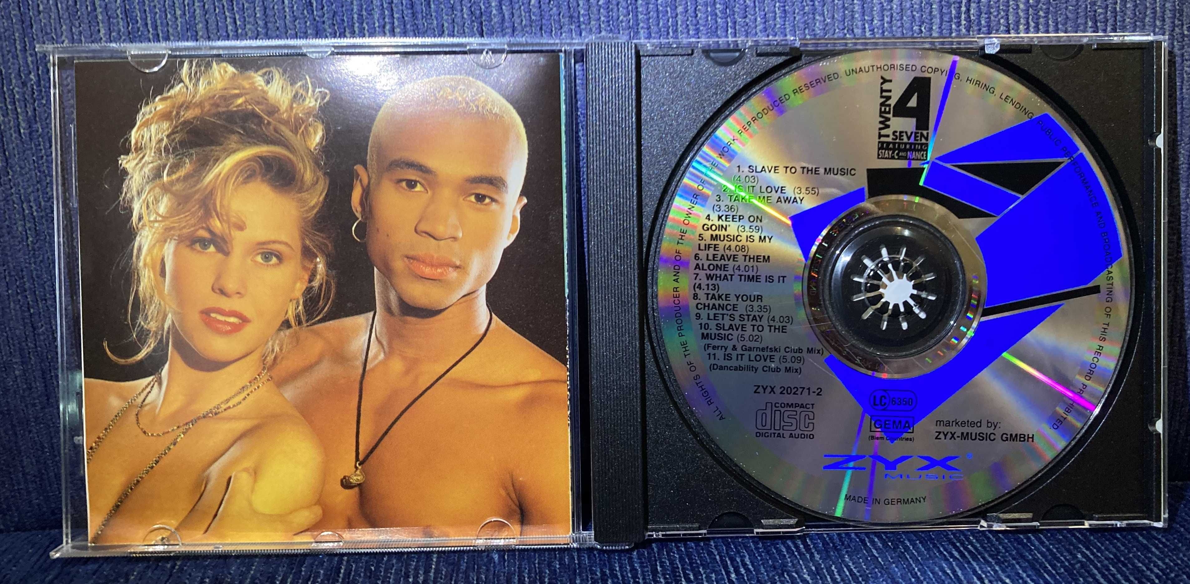 CD:  Twenty 4 Seven - Slave To The Music - 1993 rok