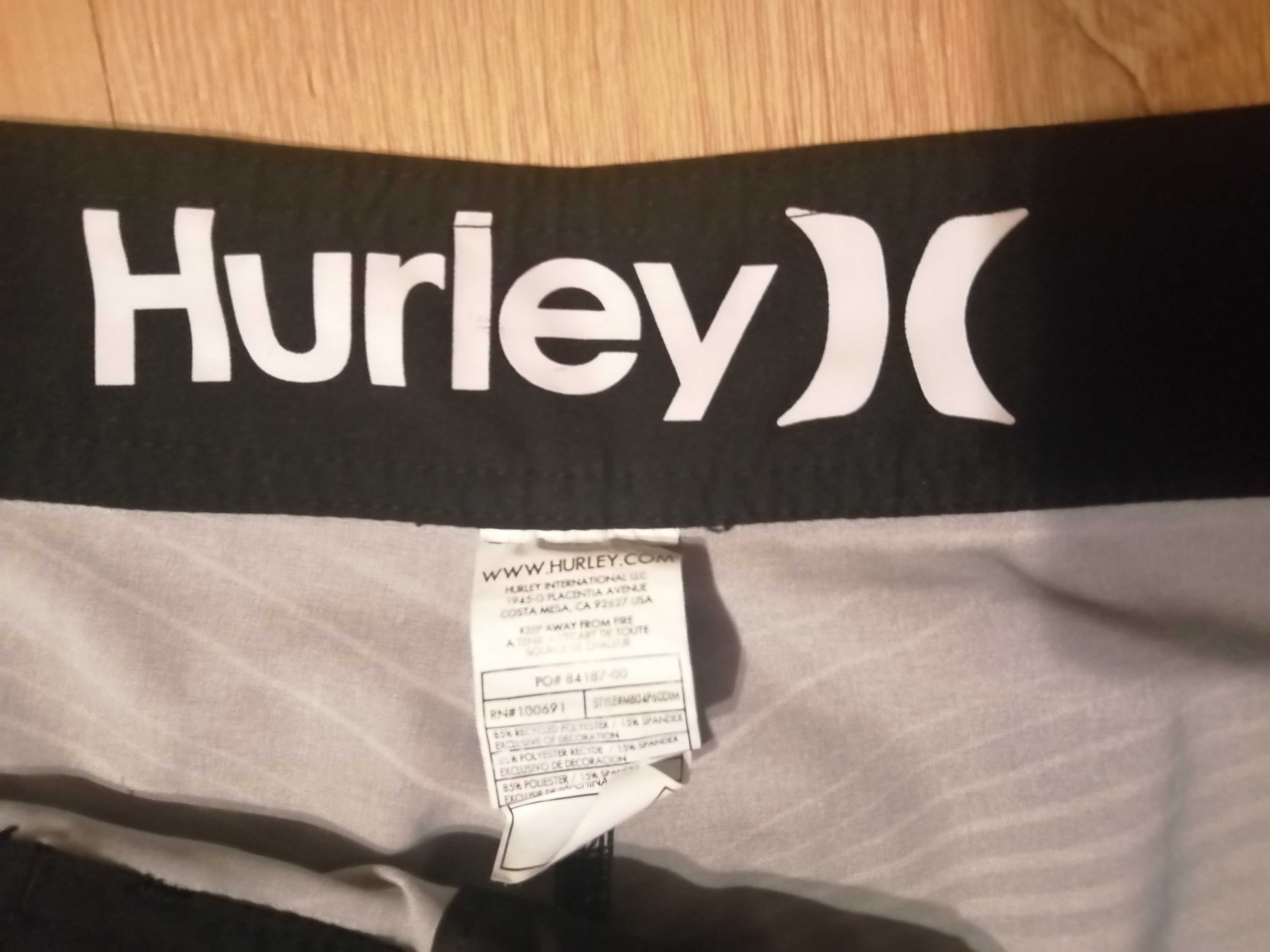 Hurley-cienkie,krótkie spodenki męskie,szorty sportowe r.XXL\176 cm