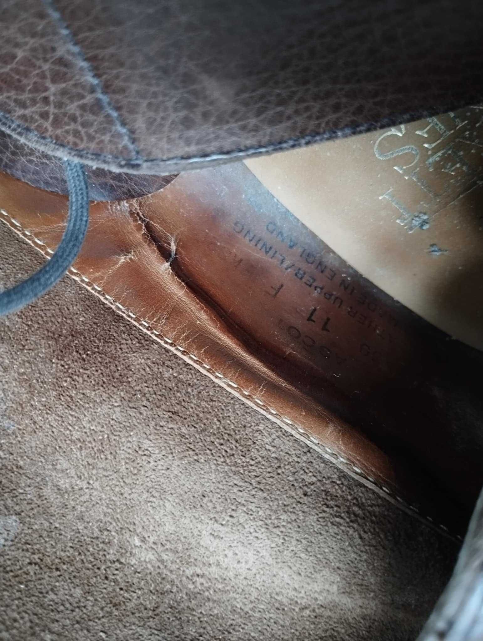 Crockett & Jones botki trzewiki size 11 około 45