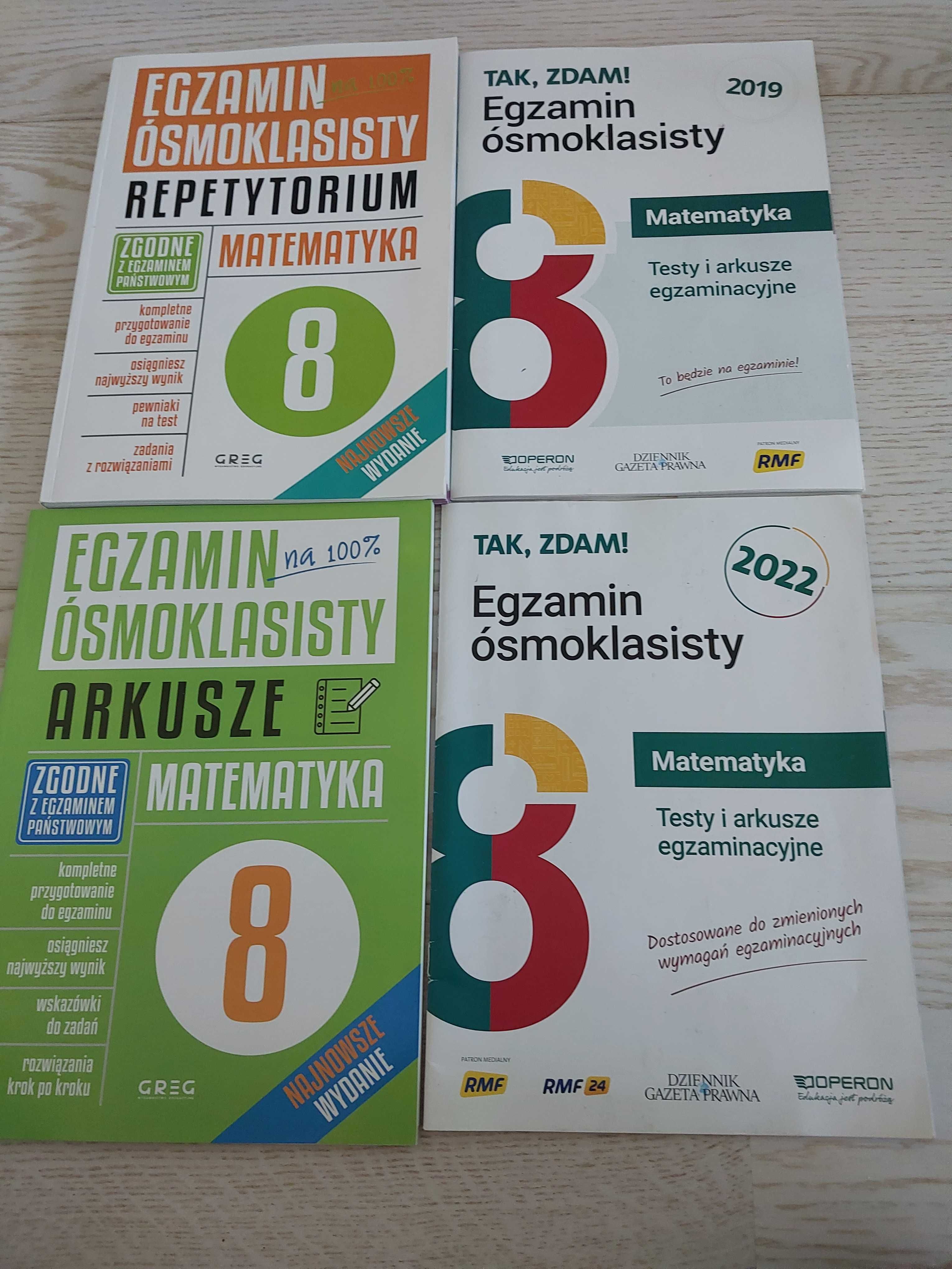 Matematyka Arkusze Repetytorium egzamin ósmoklasisty