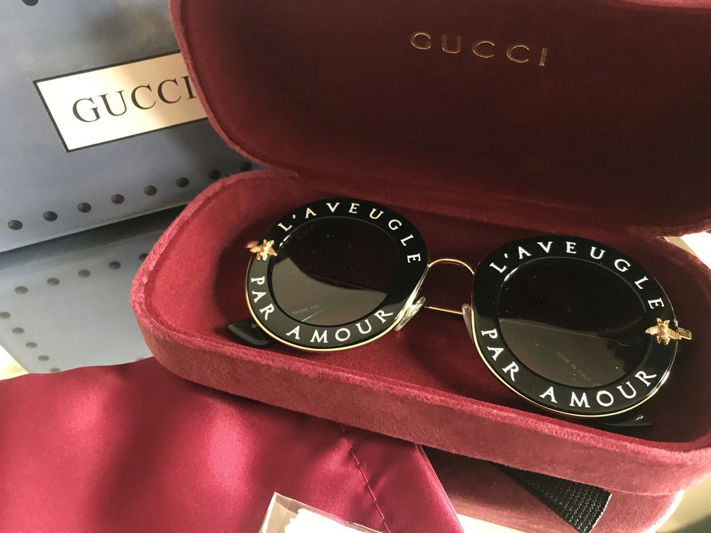 Okulary przeciwsłoneczne GUCCI GG0113S + etui gratis