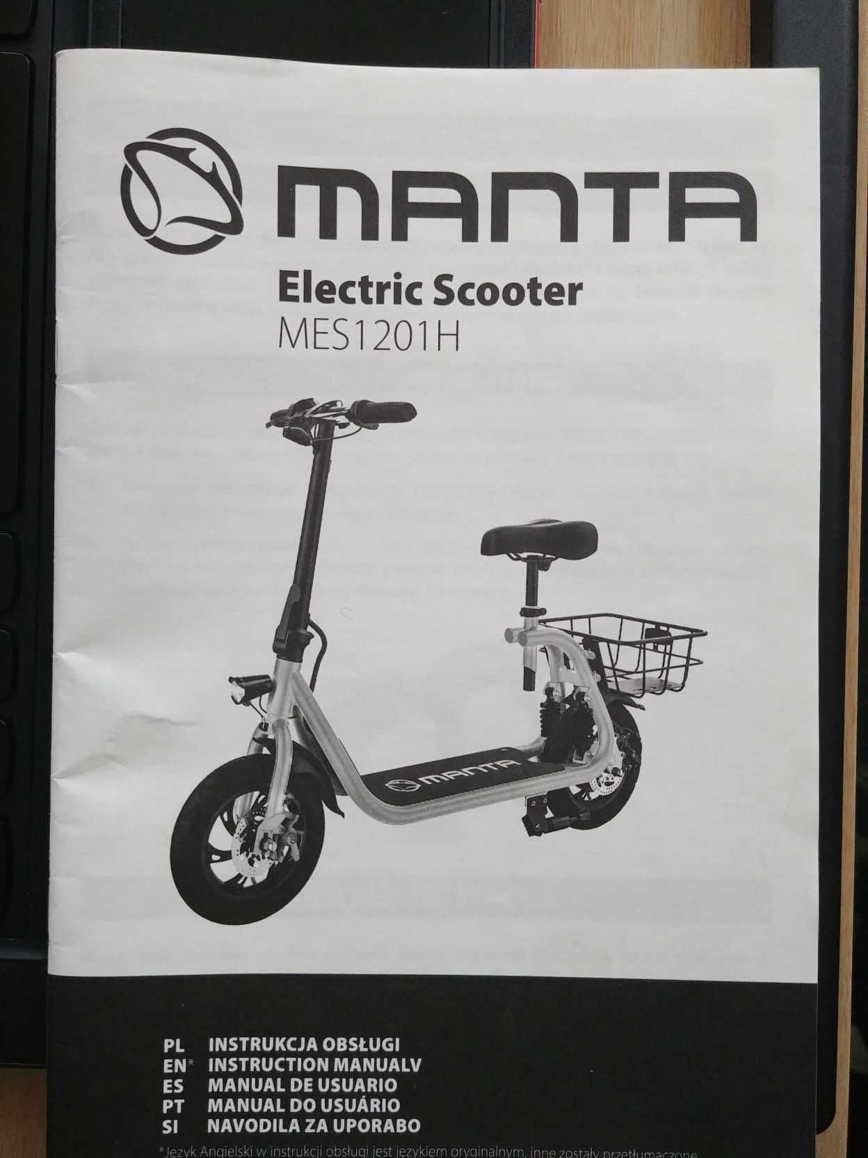 hulajnoga elektryczna MANTA MES1201H 350W 8Ah 12” FLINSTON II