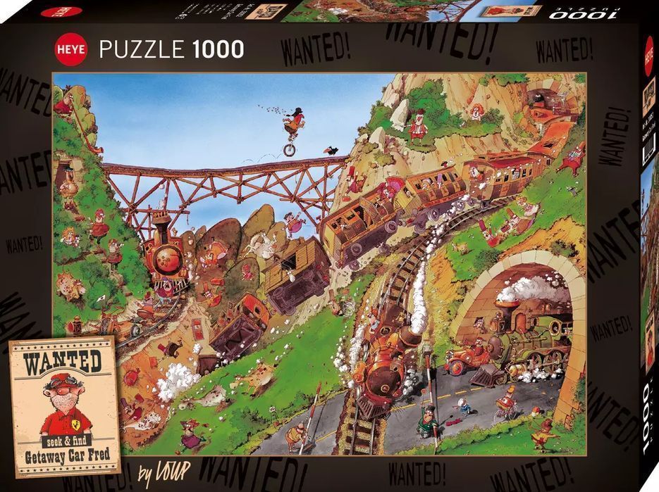 Puzzle 1000 Elementów. Wanted! Fred, Loup