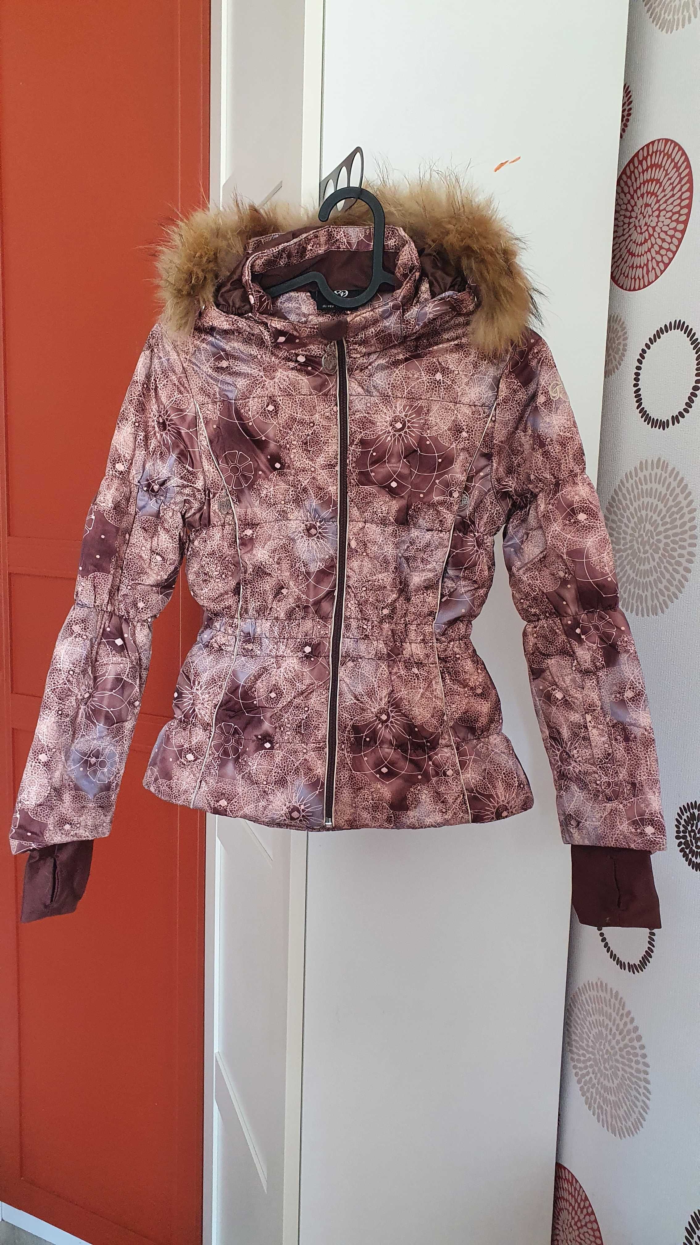 Зимняя лыжная куртка glissade для девочки 7-9 лет