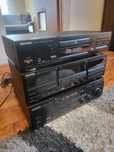 Wieża składanka kenwood cd amplituner deck- 2 kasetowy