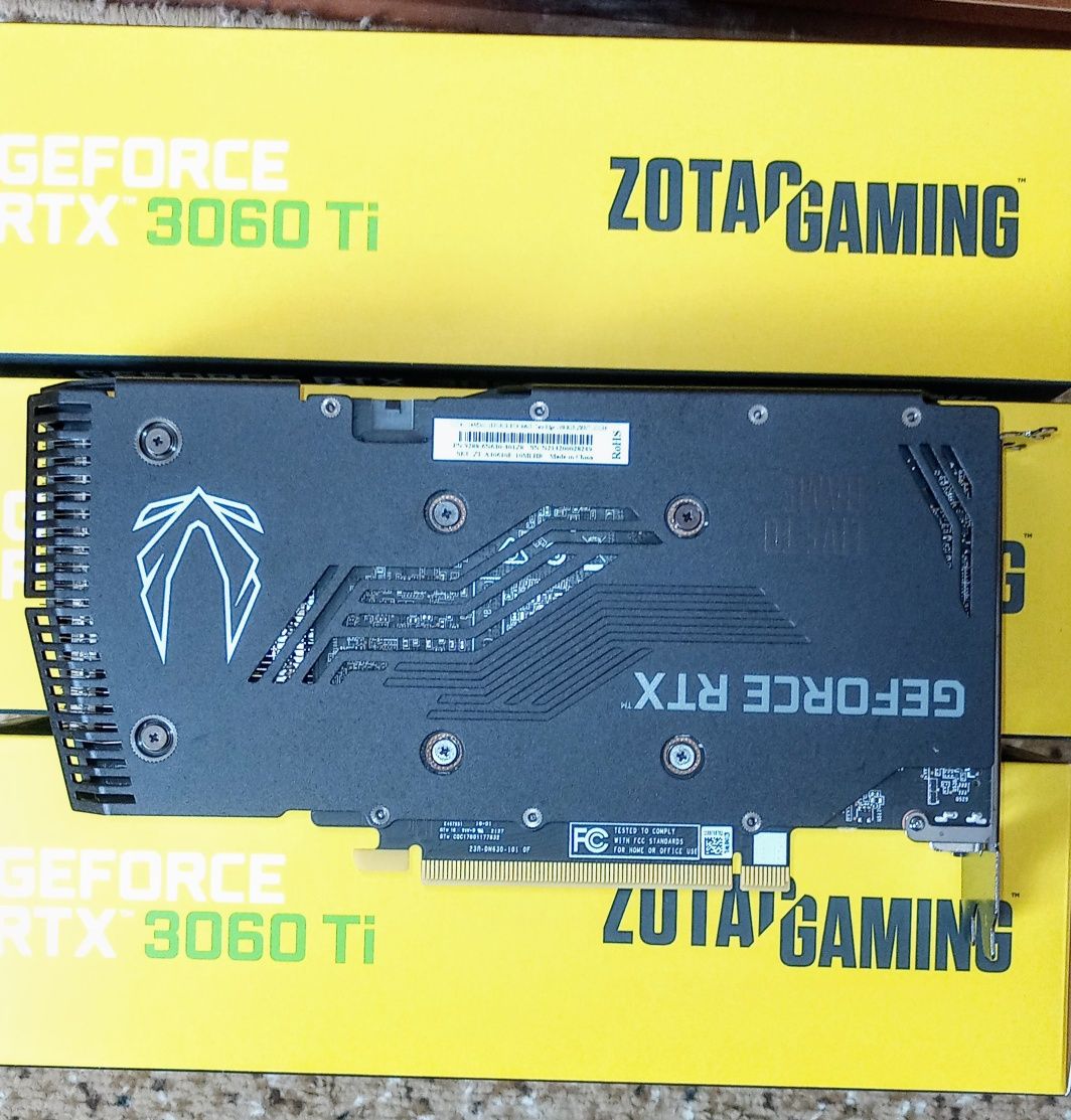 Игровая карта Zotac Gaming GeForce RTX 3060 ti Twin Edge LHR  8gb.