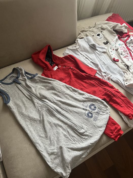 Mega paka zestaw ubranka r.74 16szt kurtka