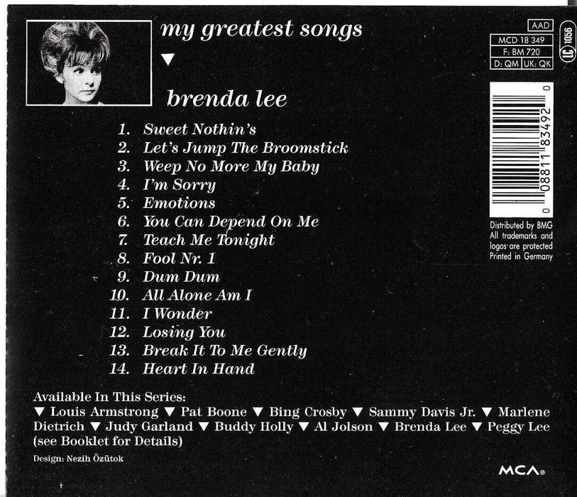 Brenda Lee - My Greatest Songs