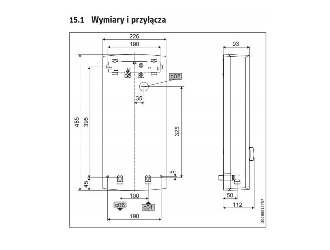 Podgrzewacz wody Stiebel Eltron 21 kW 400V