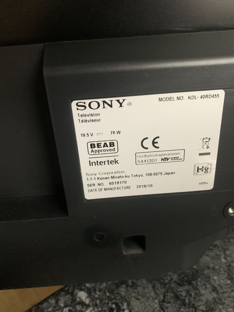 Продам телевізор Sony