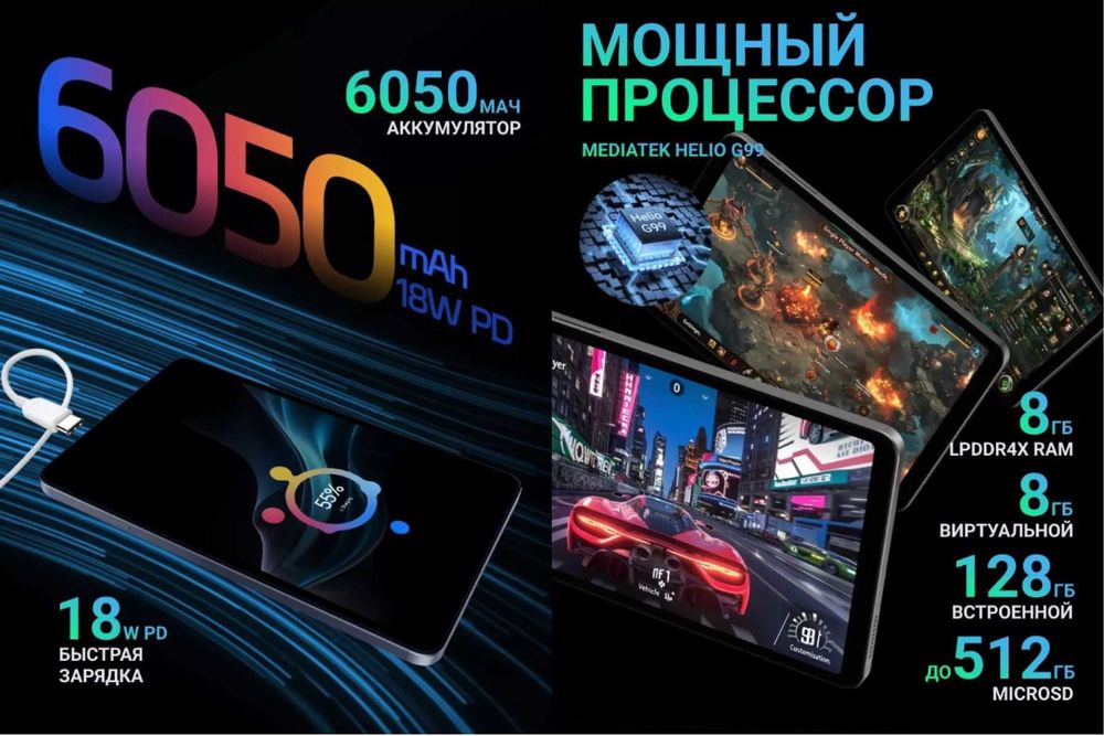 Планшет Alldocube iPlay 60 mini Pro 8/128GB 8.4" FHD+ Helio G99 gps 4g