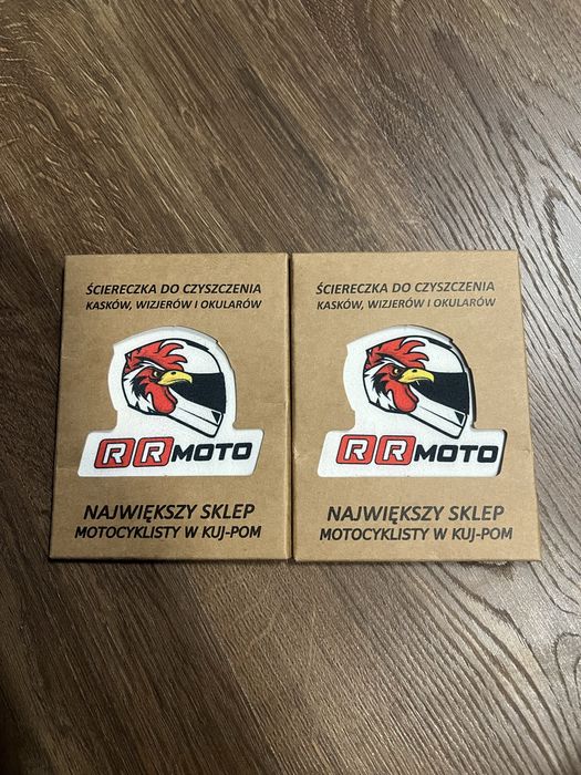 2x Ściereczki do czyszczenia kasków, wizjerów i okularów RR Moto