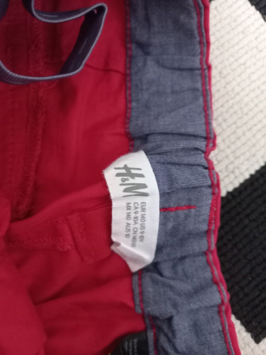 Spodnie chłopięce Reserved h&M jak NOWE r. 140