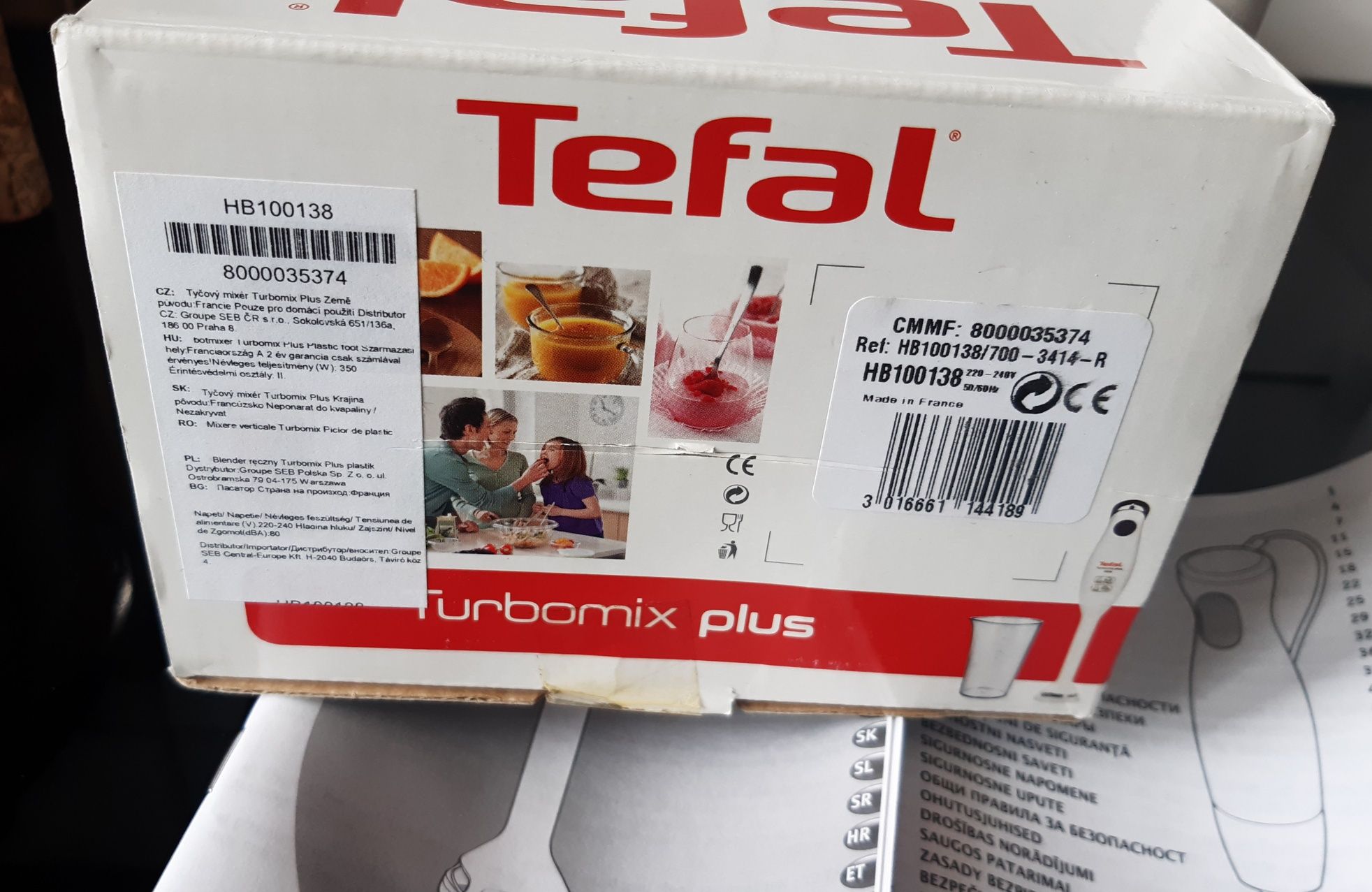 Blender Tefal Turbomix plus HB100138