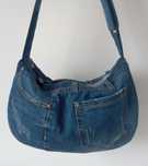 Torebka torba jeansowa dżinsowa handmade rękodzieło recykling
