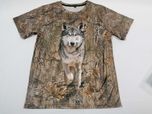 T-shirt Koszulka męska wilk moro Camouflage kamuflaż rozm. M Nowa