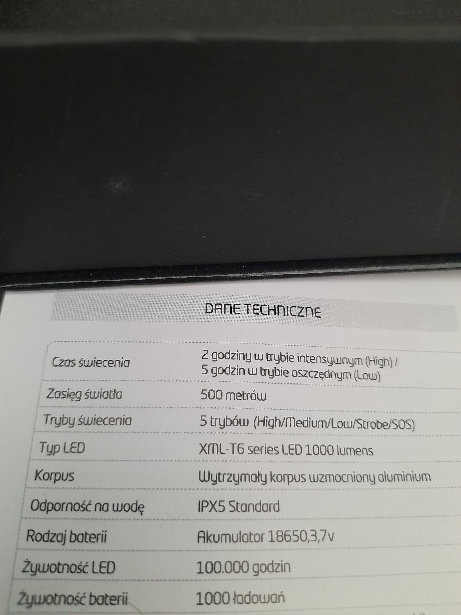 Latarka Taktyczna Firmy IPX FEIZER