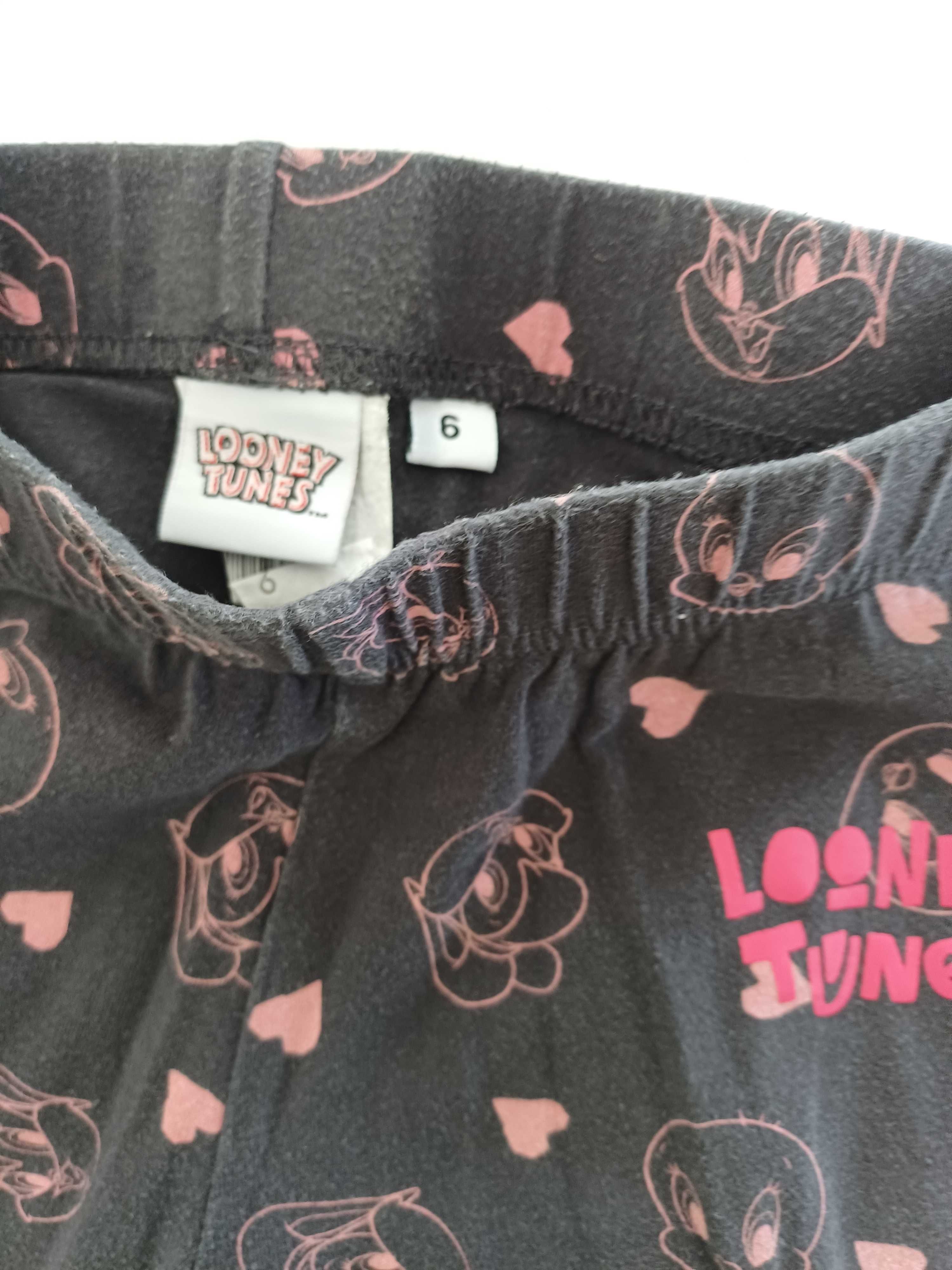 Conjunto leggings +camisola looney tunes em excelente estado tamanho 6