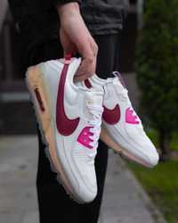 Кроссовки мужские Nike Air Max 90 Terrascape White Red Найк Айр Макс