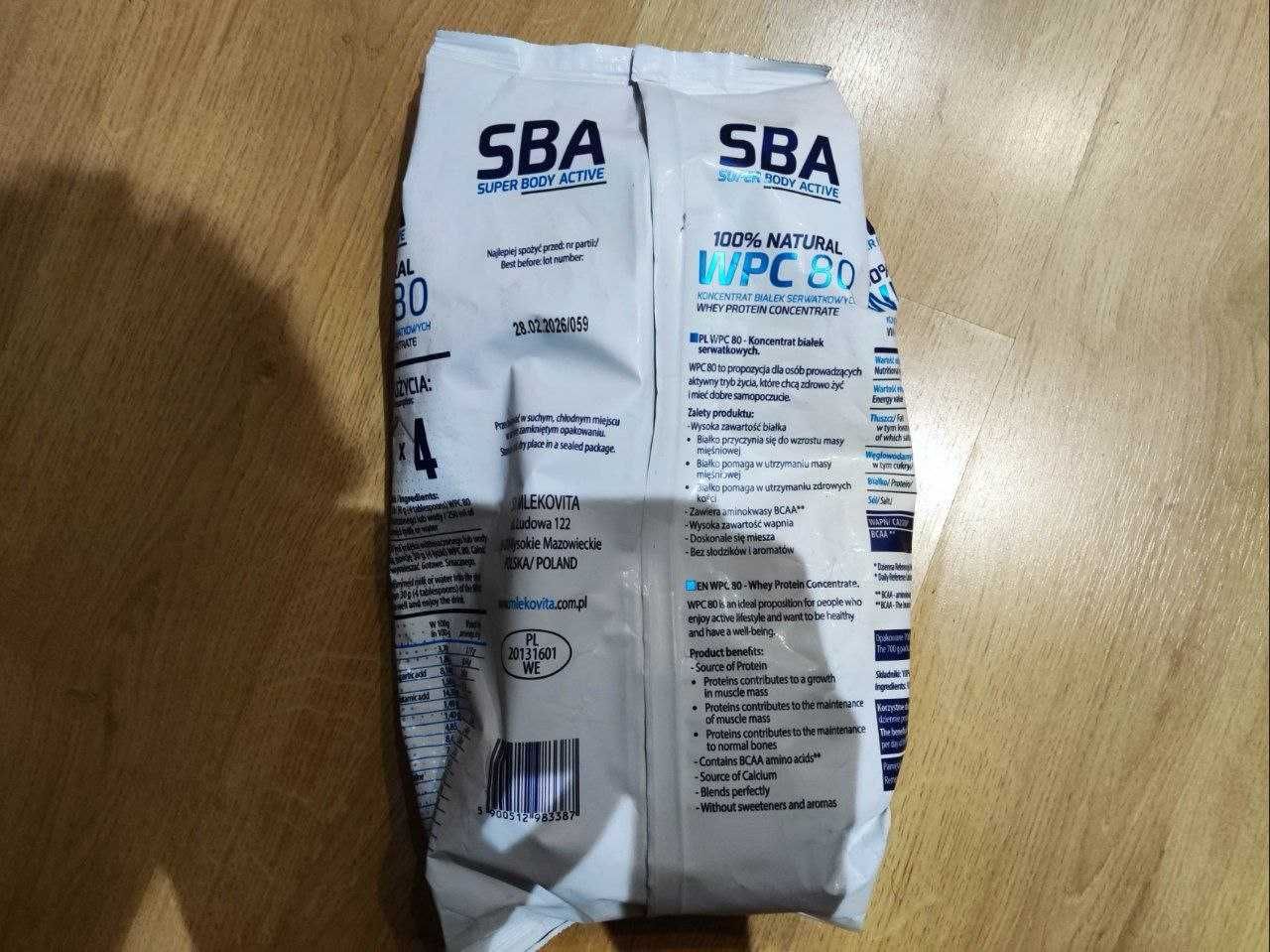Koncentrat białek serwatkowych WPC 80 Super Body Active 700 g