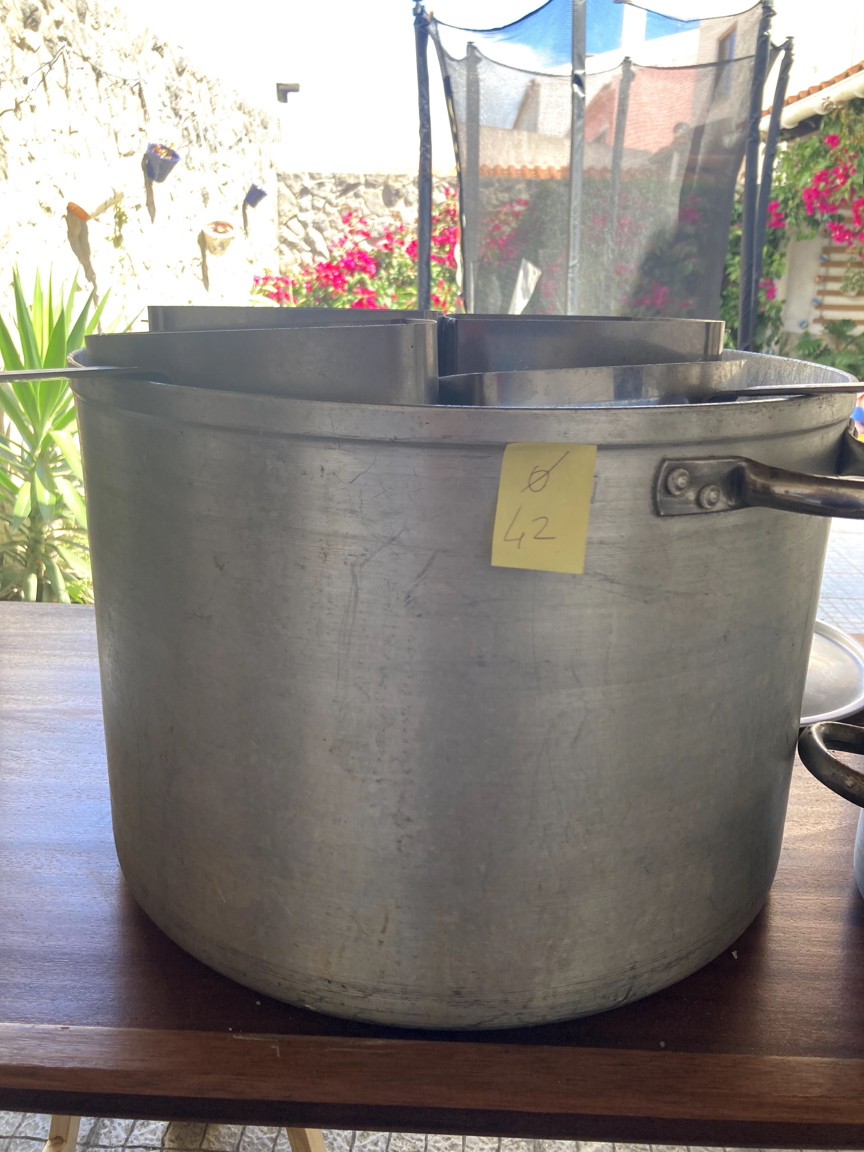 Panela para massas - 4 inserções - diâmetro 42cm