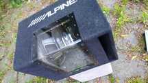 Alpine Subwoofer *Wzmacniacz monoblock *Skrzynia Basowa* stan idealny