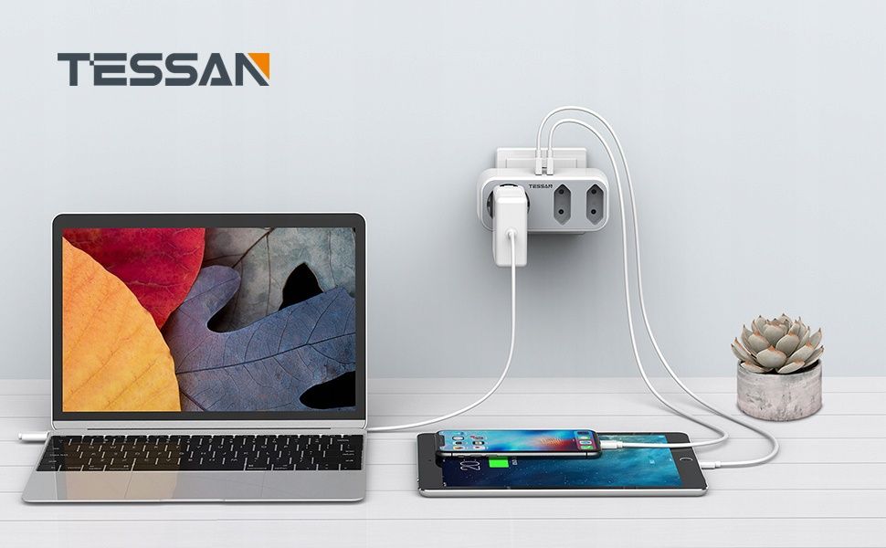 Дорожный адаптер TESSAN TS-324-US