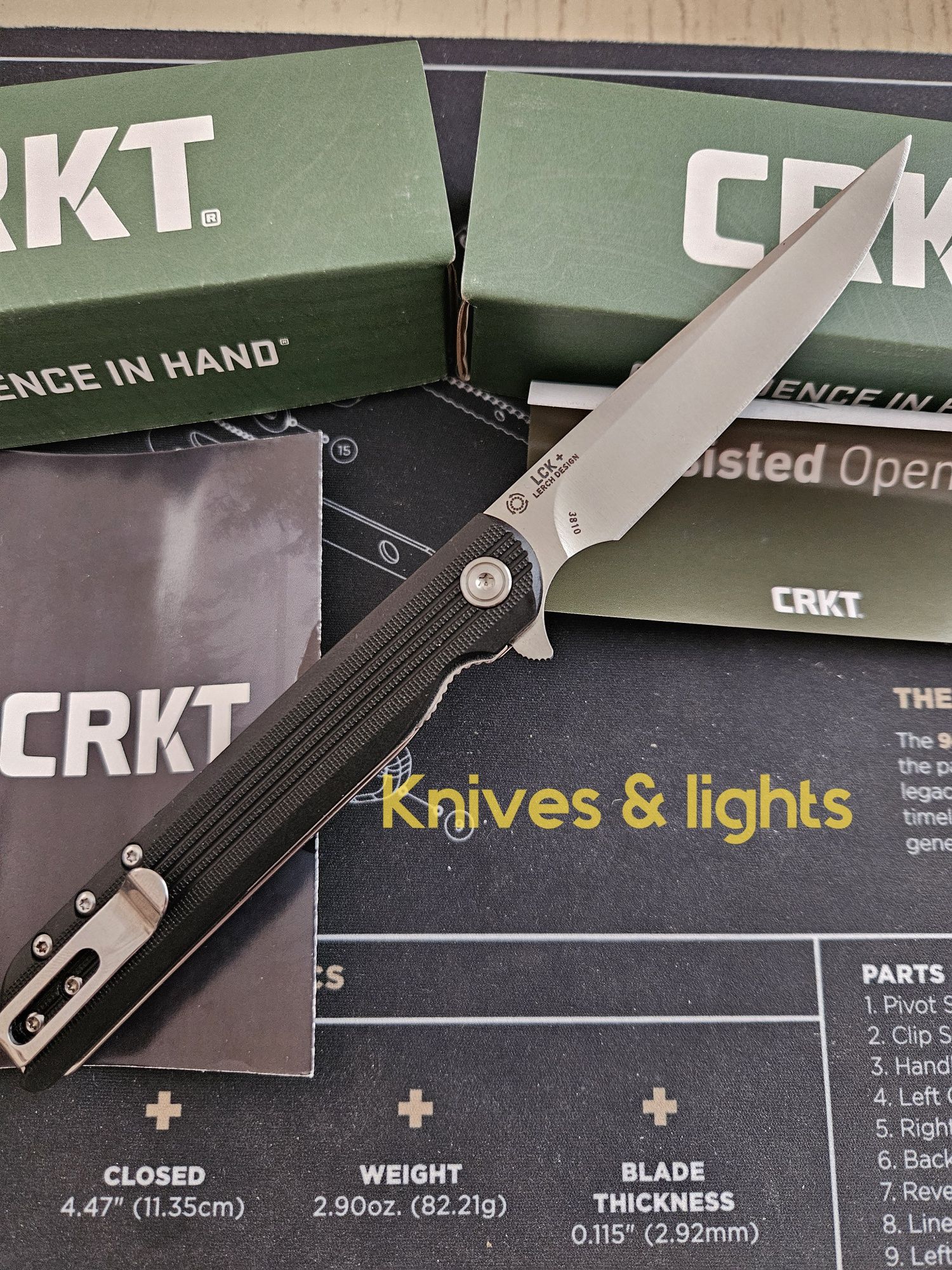 CRKT 3810 Large LCK+, туристичний ніж