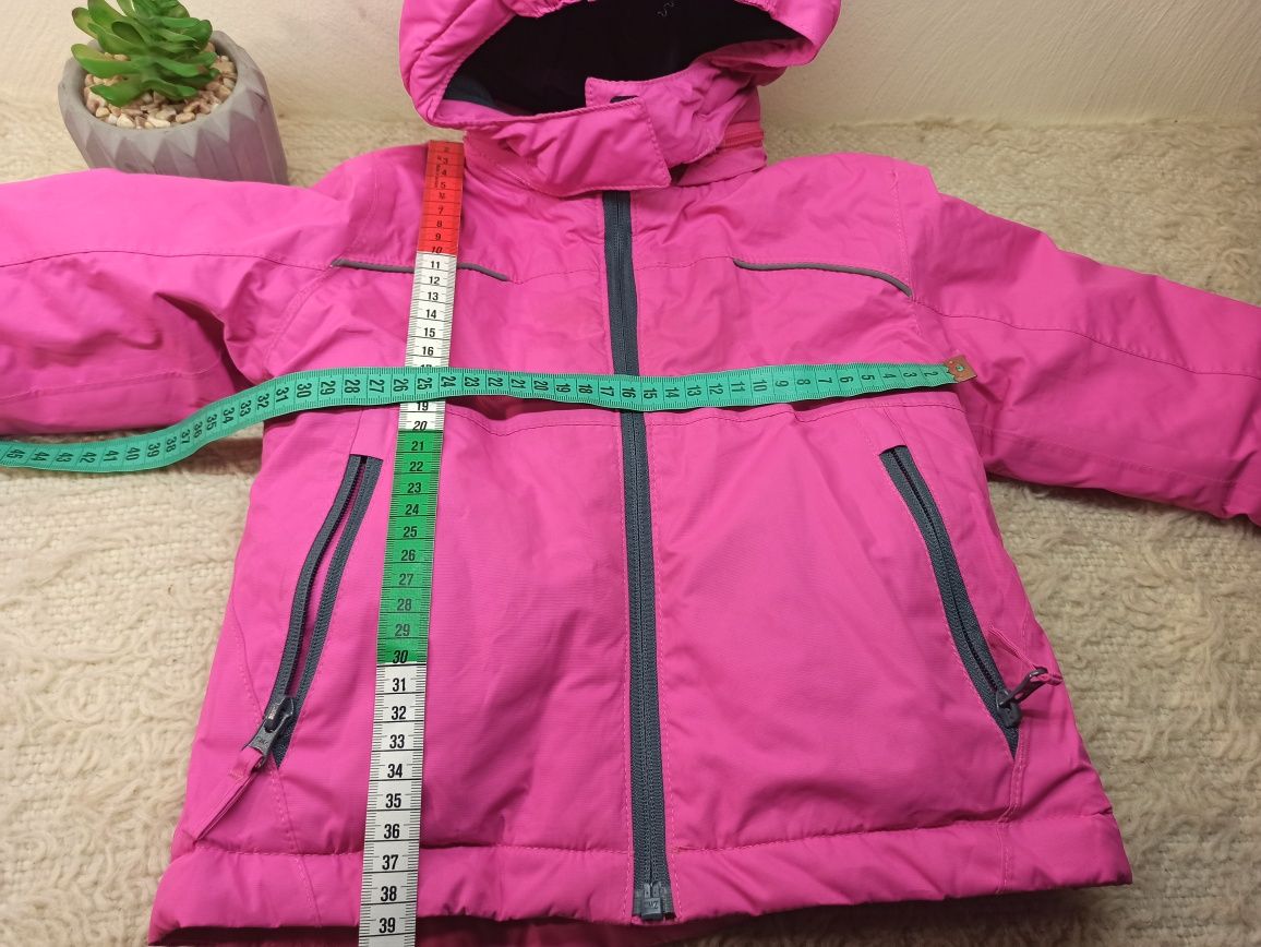 Śliczna różowa kurtka narciarska, zimowa Impidimpi rozmiar 74/80