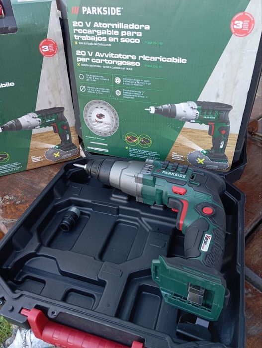 шуруповерт для гіпсокарт PARKSIDE PTBSA 20-Li В2, шурупокрут, викрутка