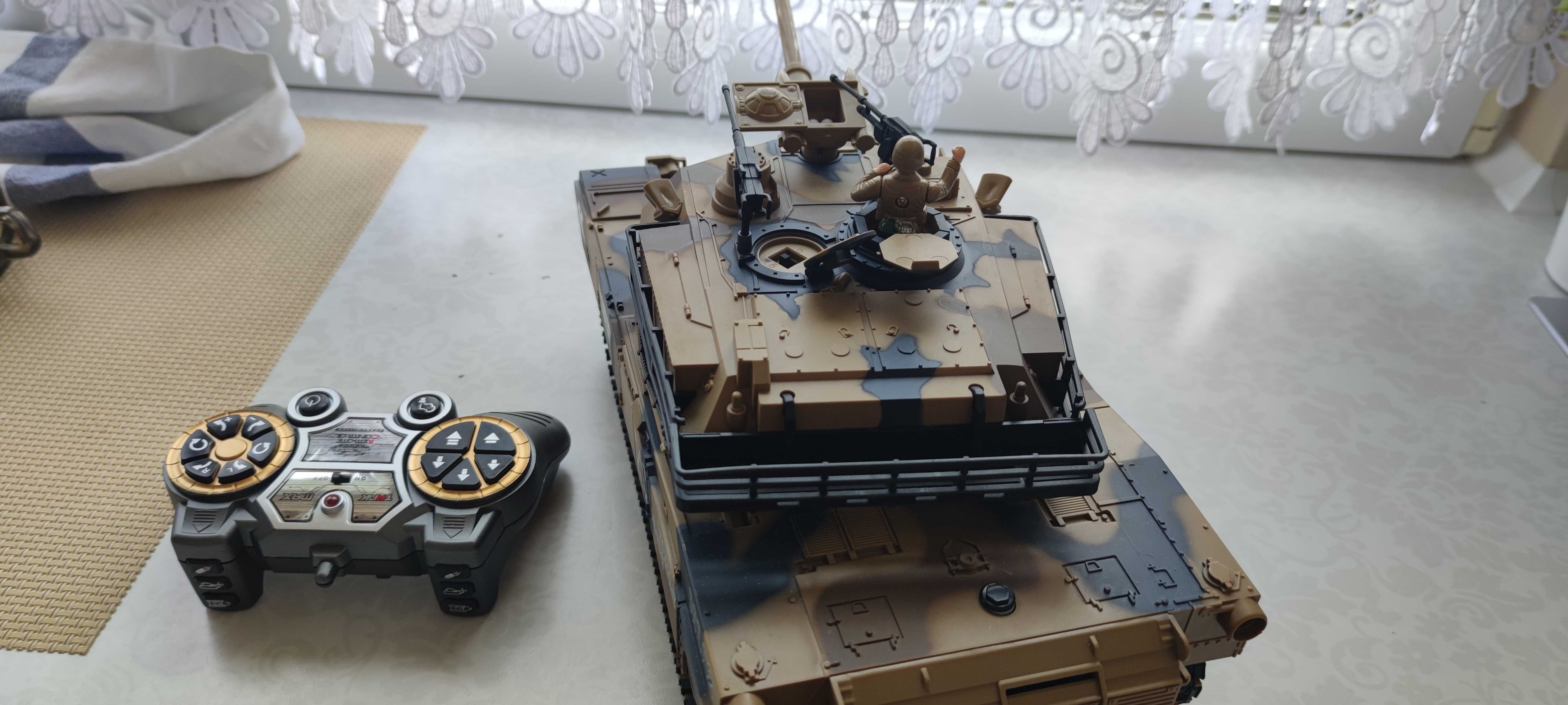 1:18 2.4G amerykański M1A2 wojskowy czołg Model RC 18 kanałowy