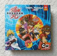 Puzzle Bakugan okrągłe 300szt