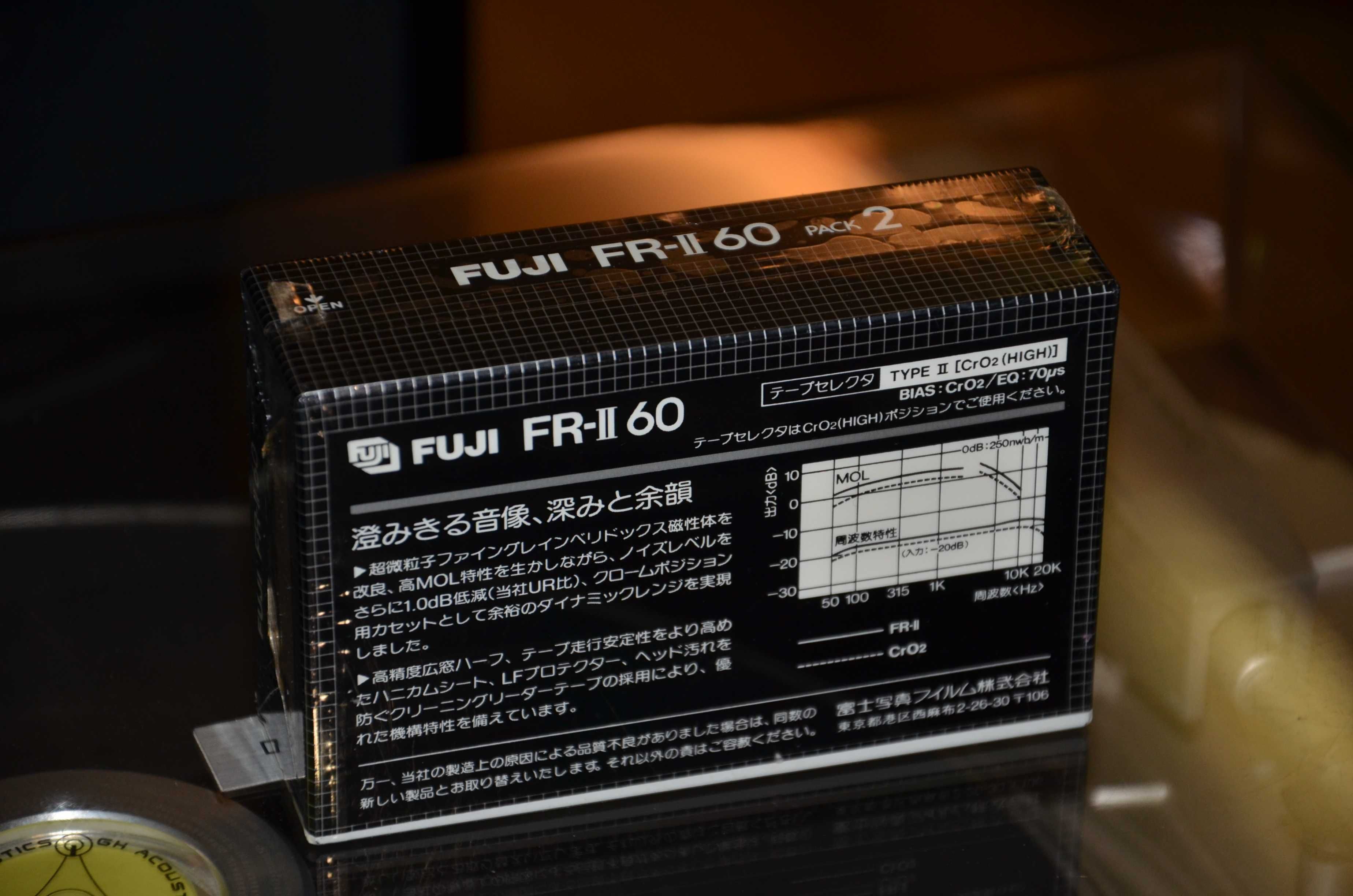 Новые винтажные аудиокассеты высокого уровня FUJI FR-II 60 Japan 1982