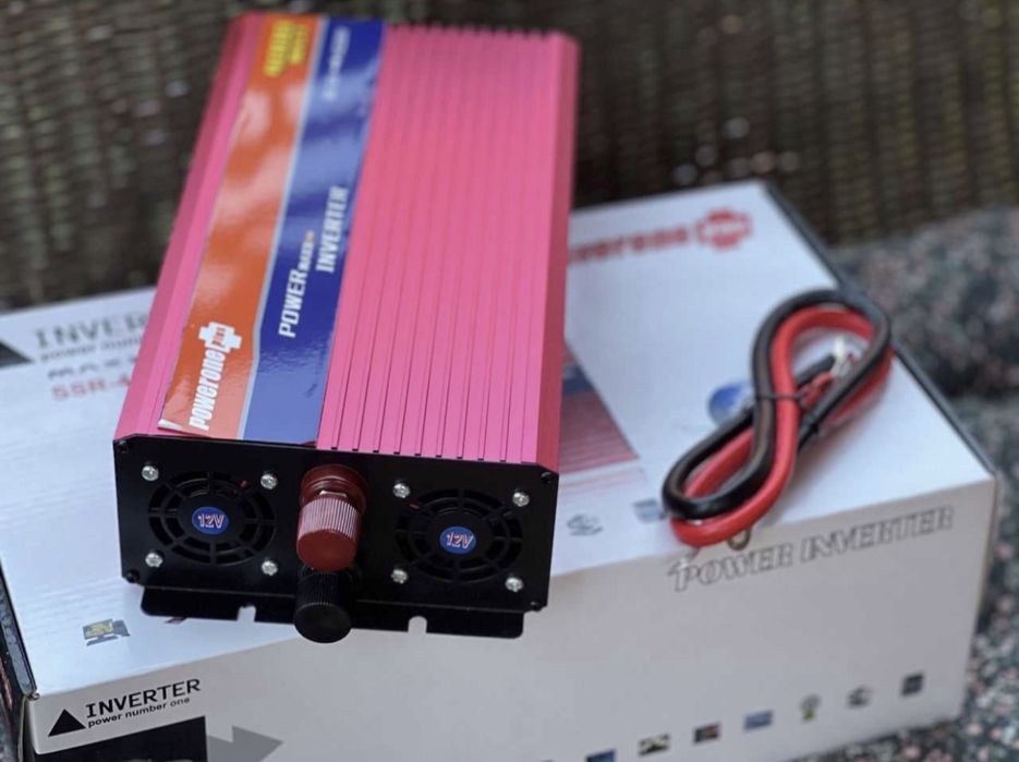 •НОВІ• Преобразователь тока 12 220V инвертор PowerOne 4000w