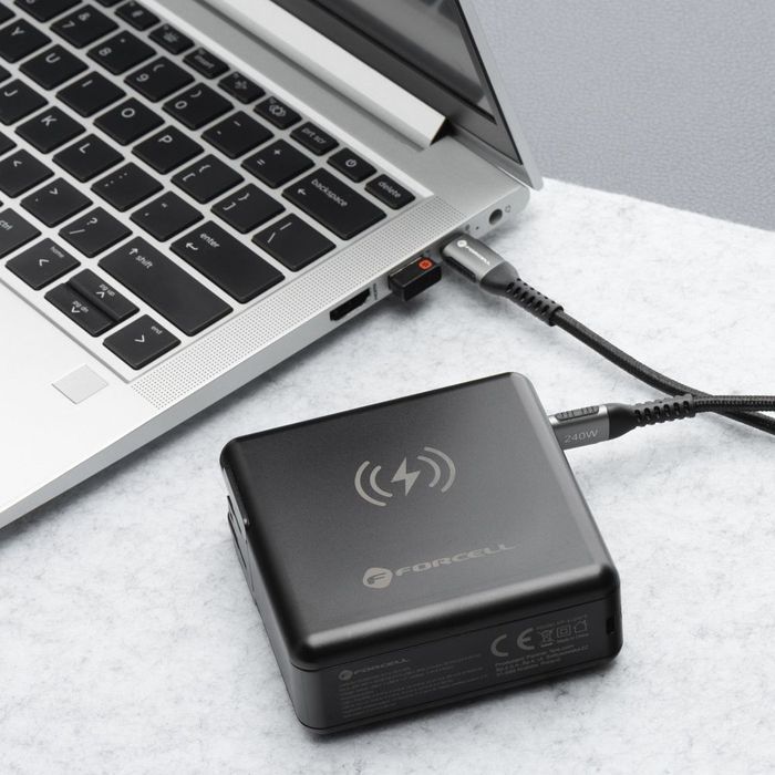Wielofunkcyjna ładowarka Forcell F-Energy 6w1 USB A + USB C PD 45W +