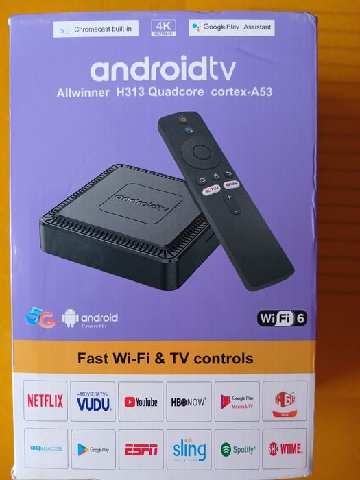 Смарт приставка 8/128, Andorid 14, Smart tv Q7