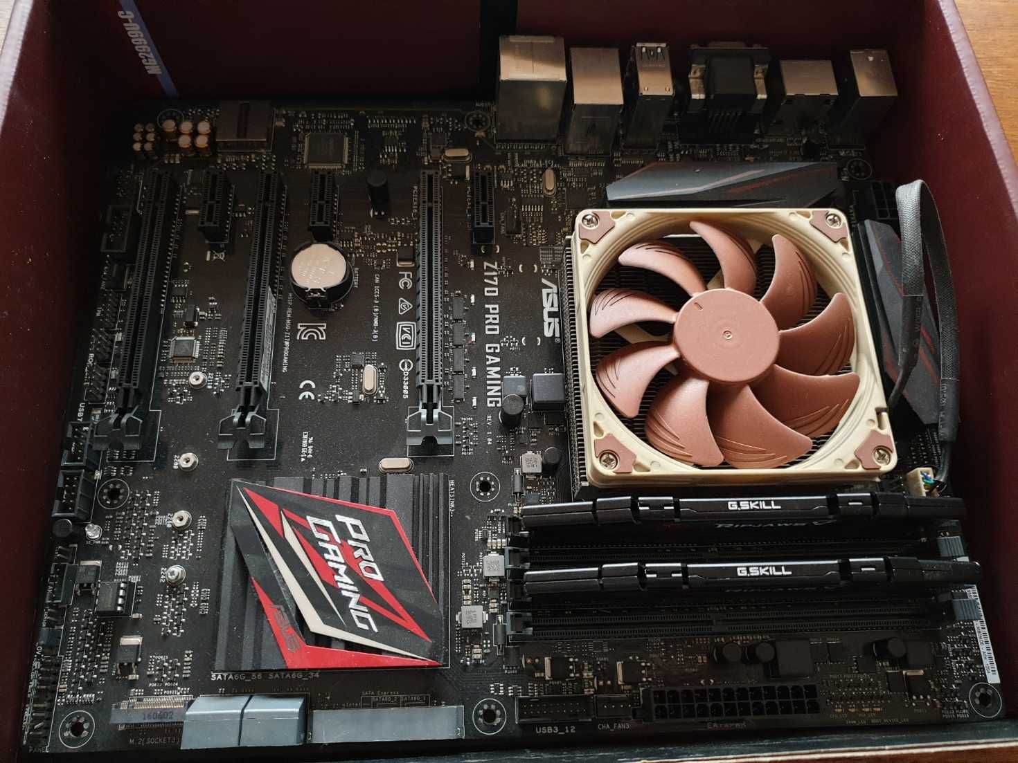 Asus Z170 Pro Gaming + i5-6500 + NH-L9i + DDR4 16GB Ripjaws V