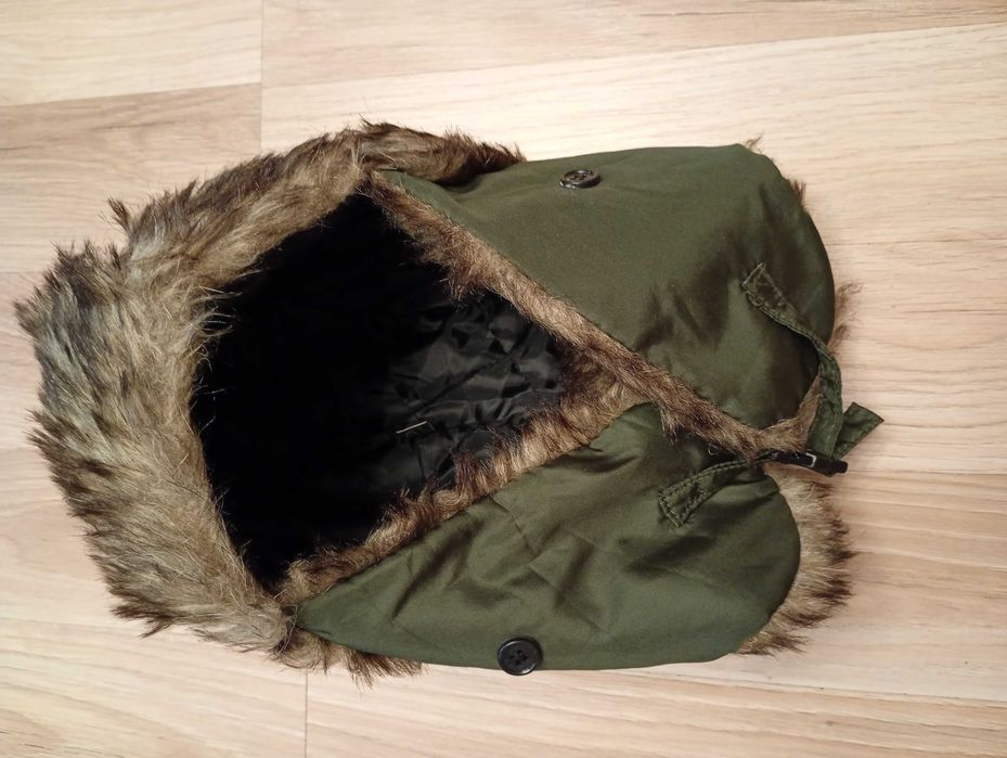 Zimowa czapka z kożuszkiem