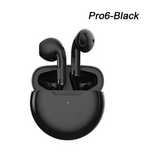 Słuchawki bezprzewodowe Air Pro 6 TWS czarne Bluetooth