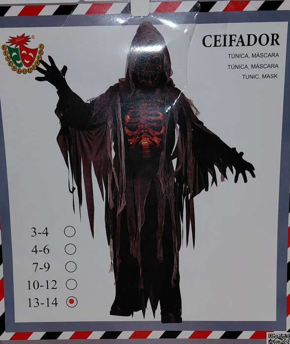 Fato Halloween Ceifador