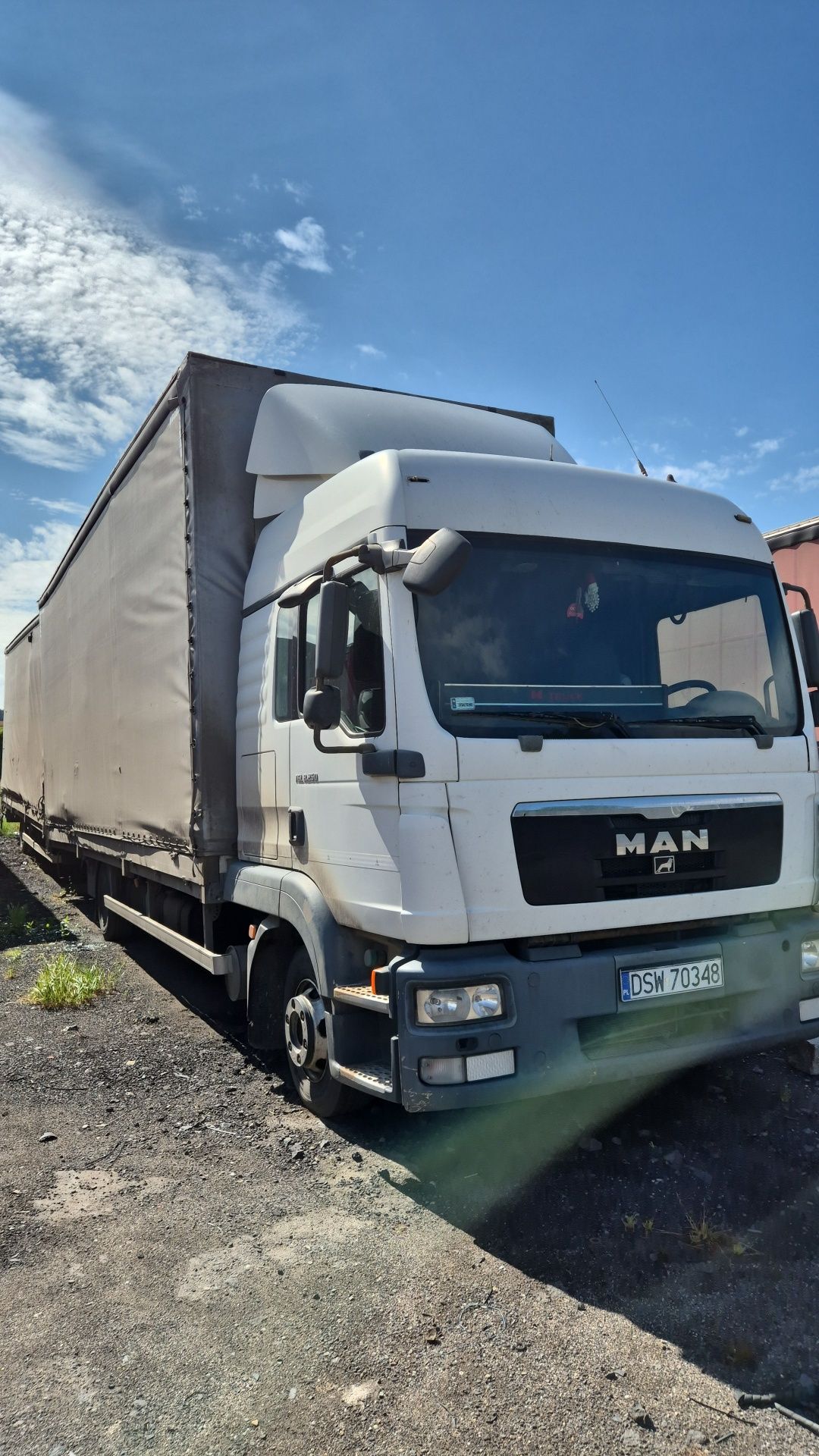 Daf lf 45 ciągnik, zestaw man tgl 8.250