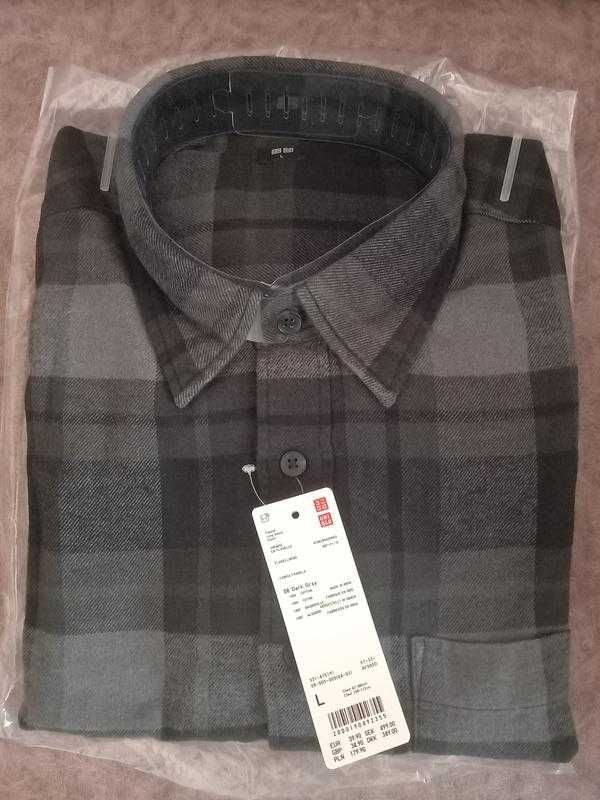 чоловічі фланелеві сорочки Uniqlo Японія