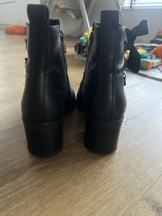 Lasocki botki 38 czarne